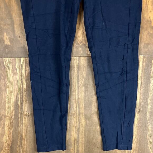 LOFT Womens Pants Navy Blue Pull On Mid Rise Skinny Leggings Stretch Small - Picture 3 of 11